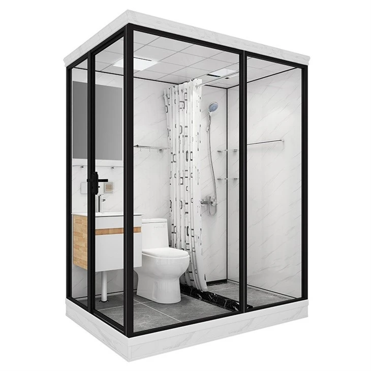 tempering glass integrated bathroom units